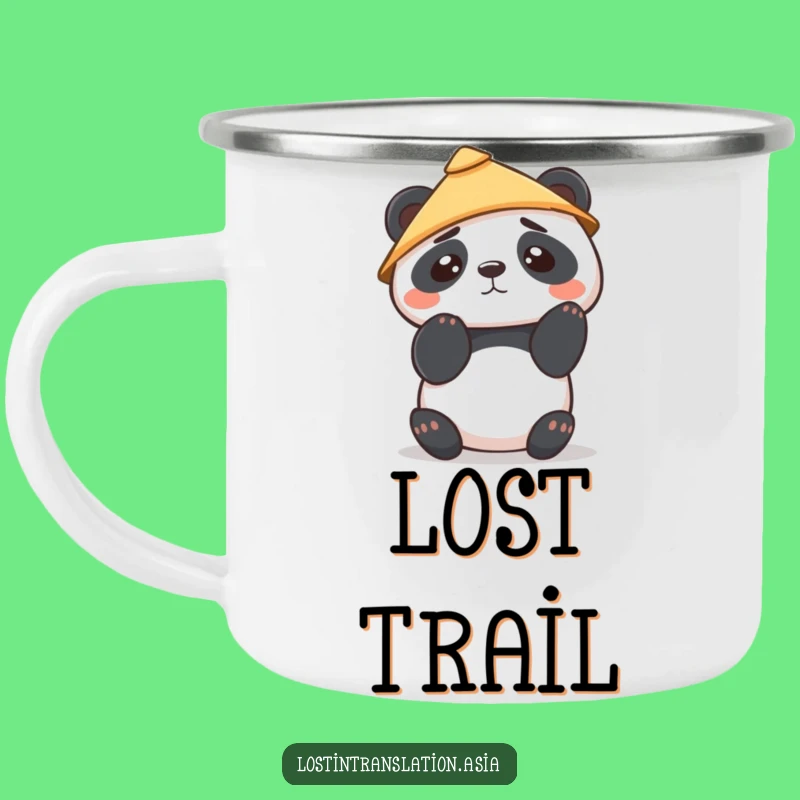 Funny Kawaii Panda Camping Mug: Cute Mystery, Durable Cup, Ideal Funny Gift