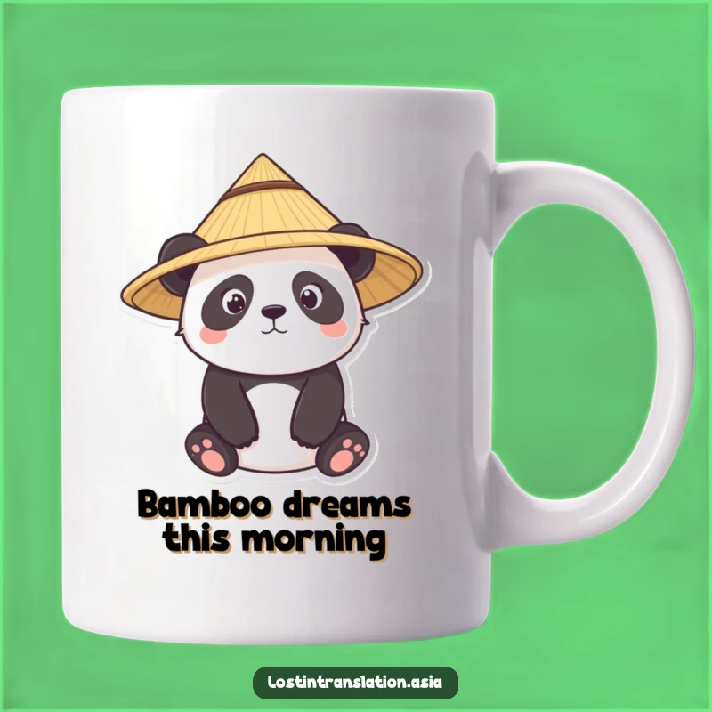 Funny Panda Hat Mug - Sip with Curious Charm!