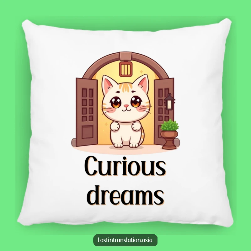 Funny Cat Doorway Pillow: Soft Cushion, Peeking Charm, Adorable Funny Gift