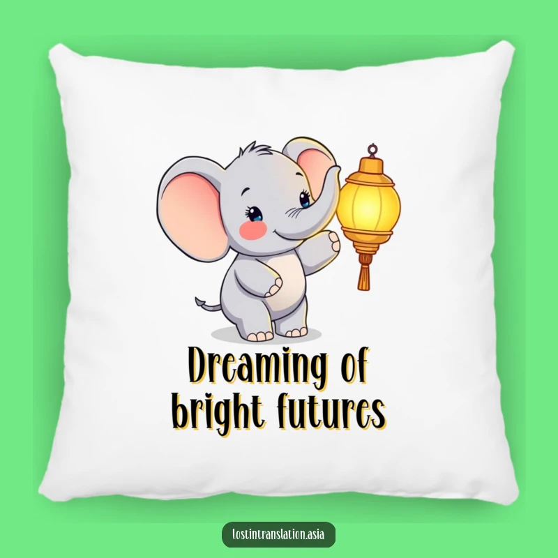 Funny Elephant Pillow - Snuggle Up with Radiant Happiness!
