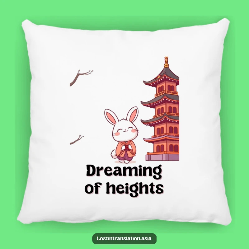 Funny Rabbit Kimono Pillow: Cozy Comfort with a Touch of Eastern Whimsy!