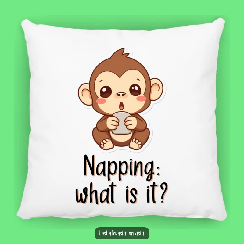 Funny Surprised Monkey Pillow: Comfy and Hilarious Cushion for a Delightfully Funny Gift!