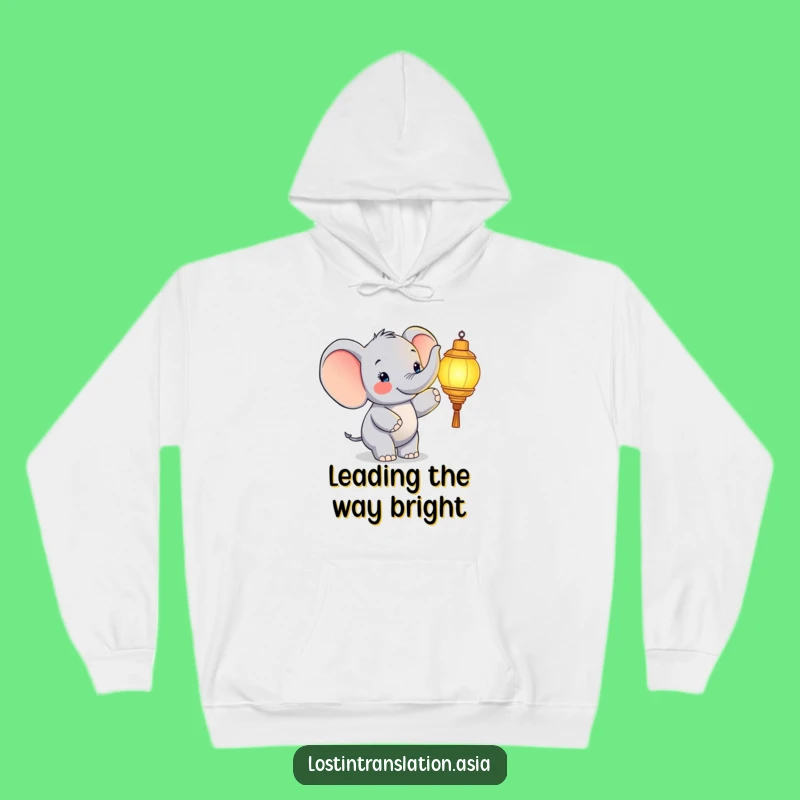 Cozy Funny Elephant Hoodie - Warmth and Brightness Guaranteed!
