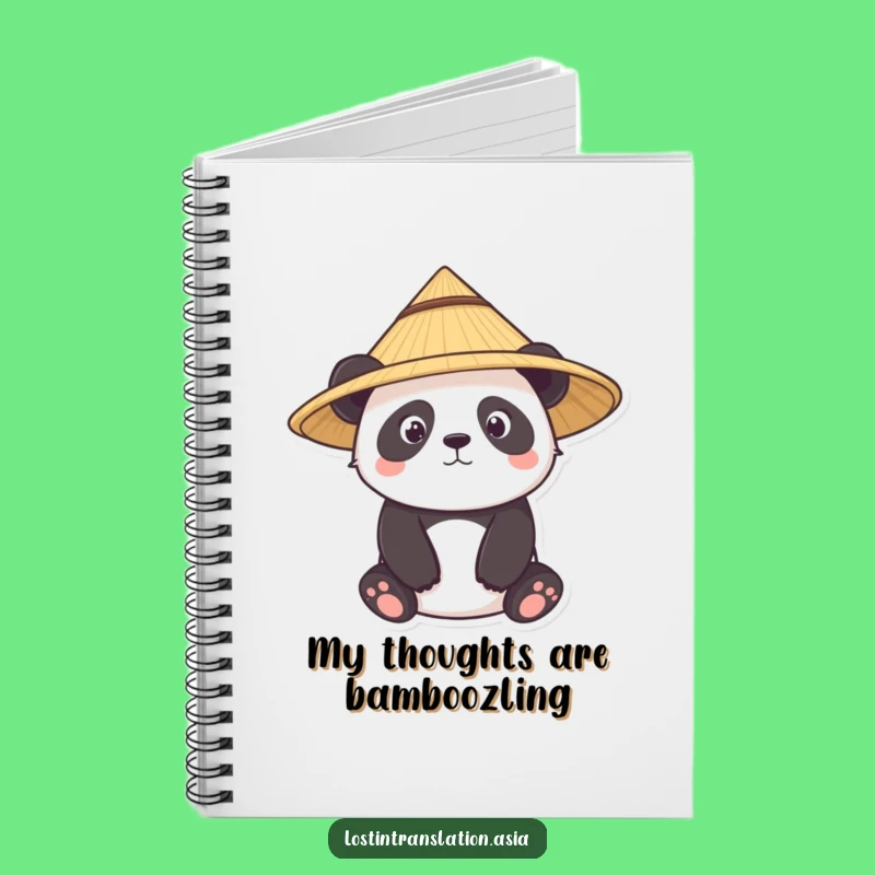 Funny Panda Notebook - Jot Down Your Curious Thoughts!