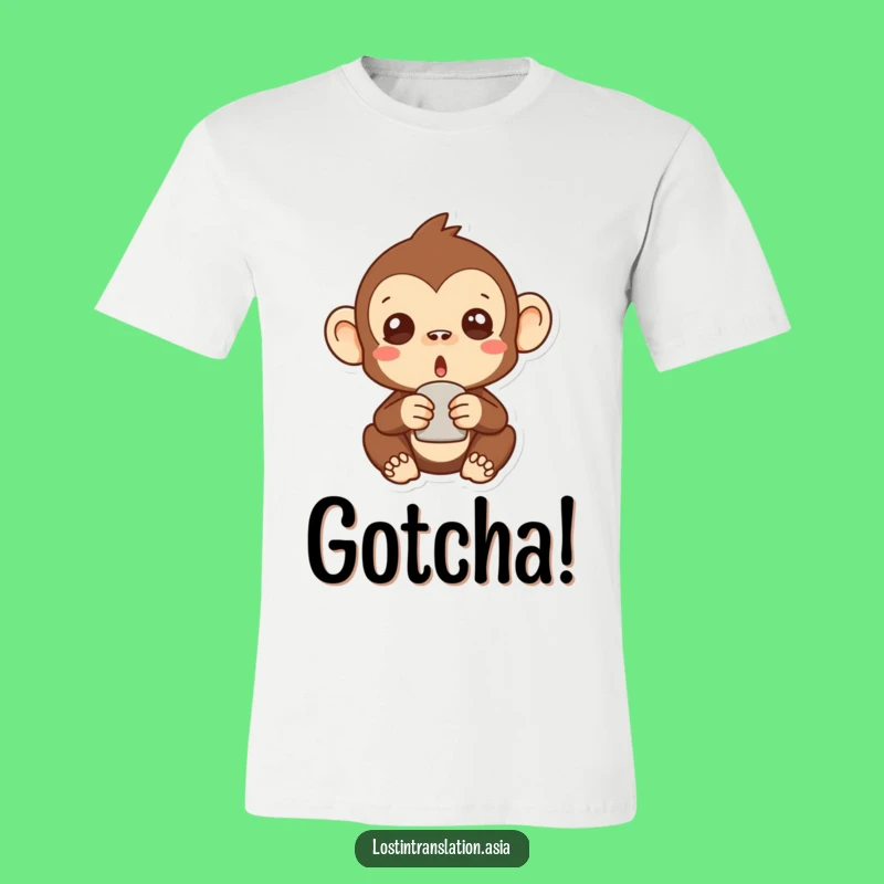 Funny Surprised Monkey T-Shirt: Hilarious Primate Tee for a Laugh-Out-Loud Funny Gift!