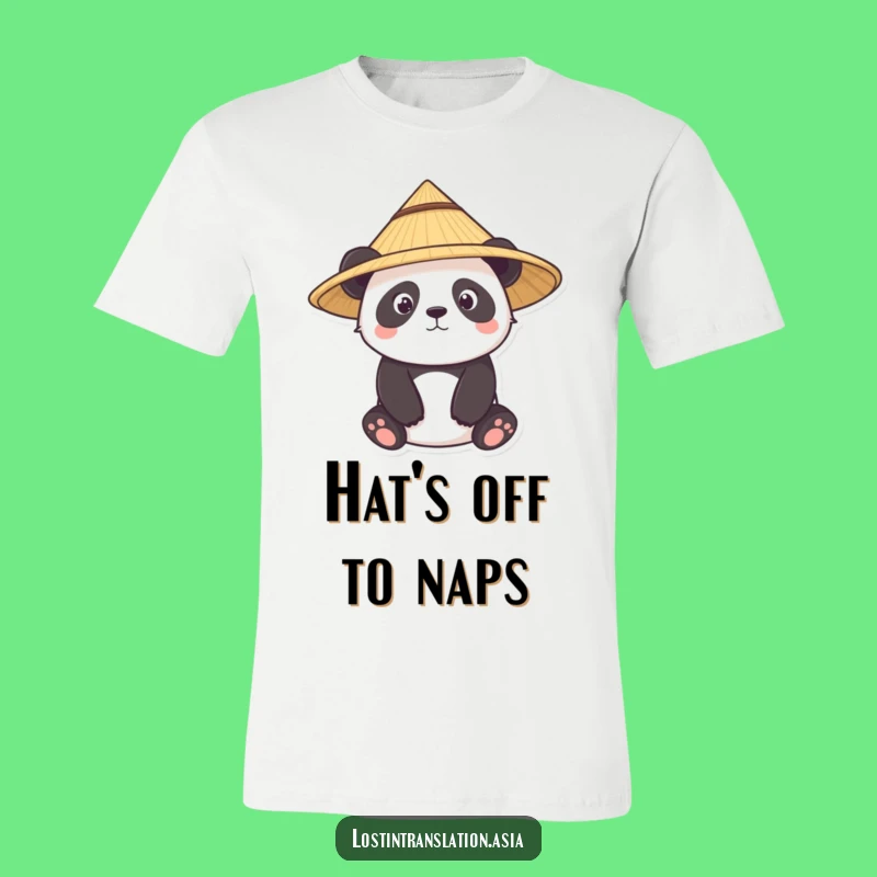 Funny Panda Hat T-Shirt - Explore the World with a Smile!