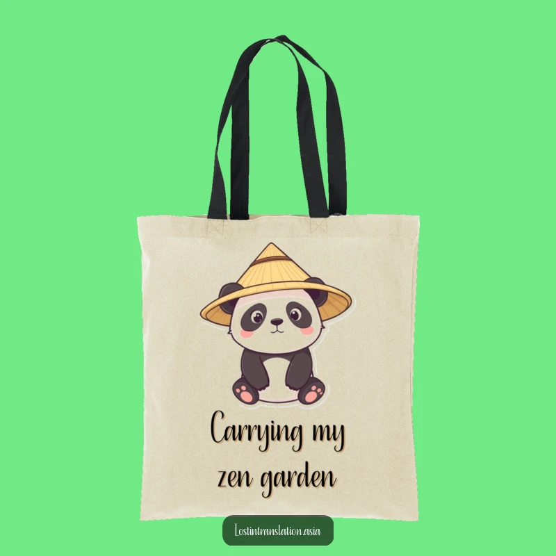 Funny Panda Tote Bag - Carry Your Curiosity Everywhere!